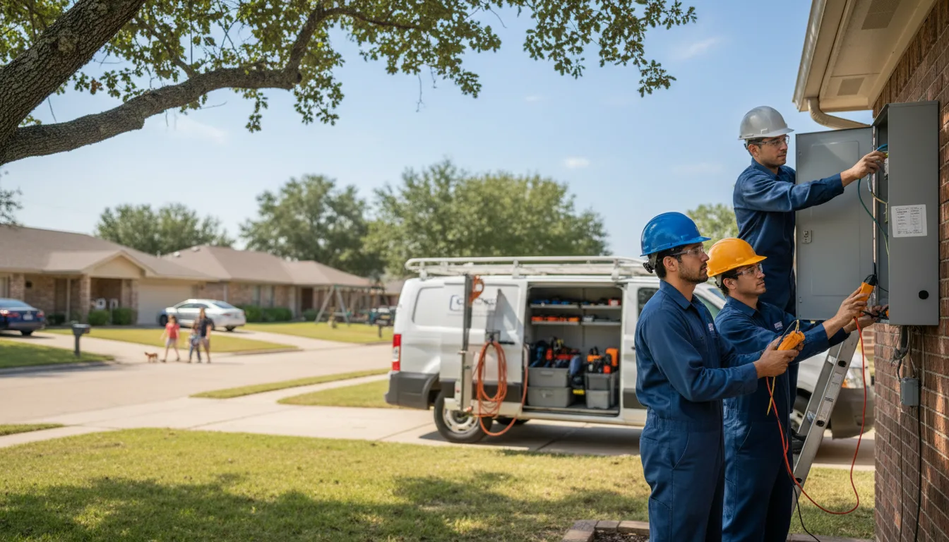 Certified electrician providing emergency electrical services in Holliday, MO